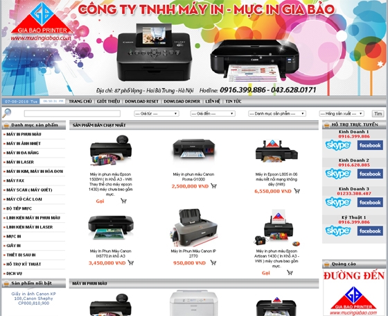 Thiết kế web giá rẻ MUCINGIABAO.COM