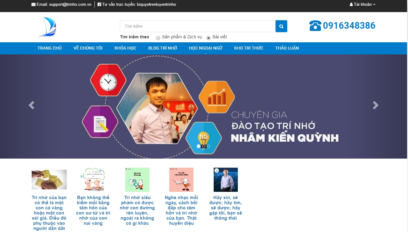 Thiết kế website giá rẻ trinho.com.vn