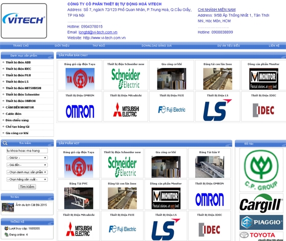 Thiết kế web VI-TECH.COM.VN